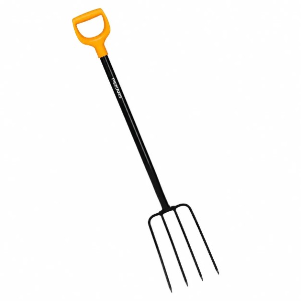 Фото - Вила Fiskars Solid для компоста (1071936)